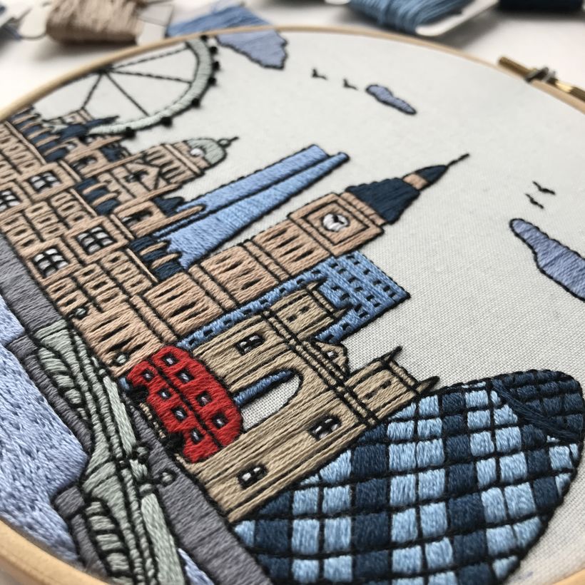London hand embroidery | Domestika