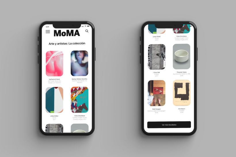 Diseño App MoMa 5