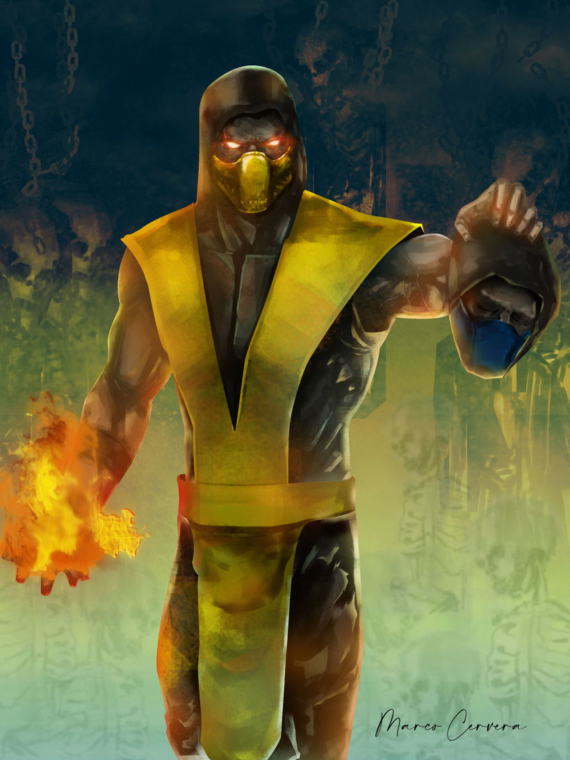 Kano Mortal Kombat fan art