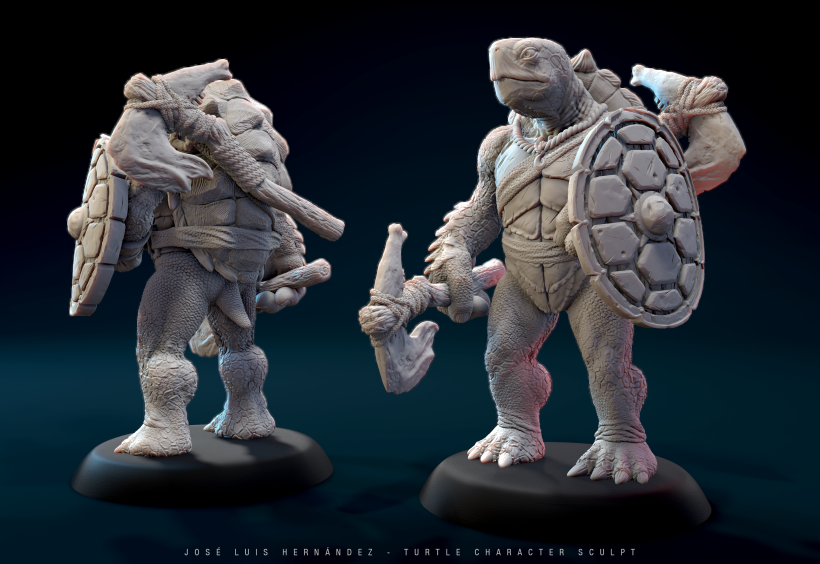  Turtle Character Sculpt - Miniature -1