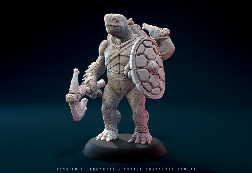  Turtle Character Sculpt - Miniature 0