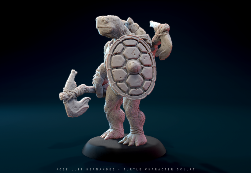  Turtle Character Sculpt - Miniature 1