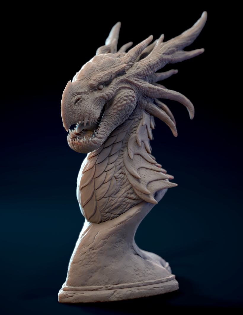 Dragon Bust Concept -1