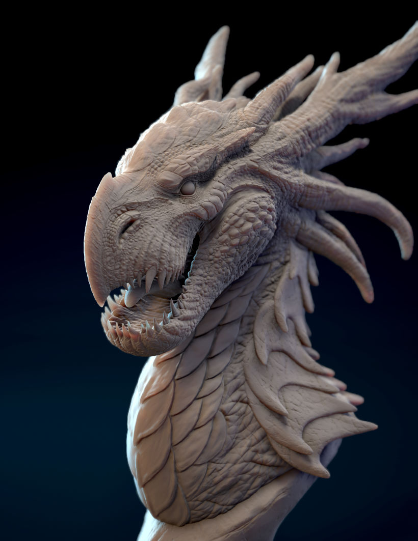 Dragon Bust Concept 5