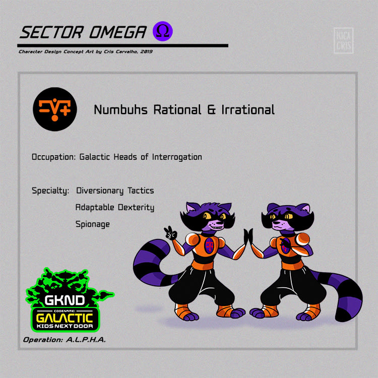 Character Design: Sector Omega (Galactic Kids Next Door) 2