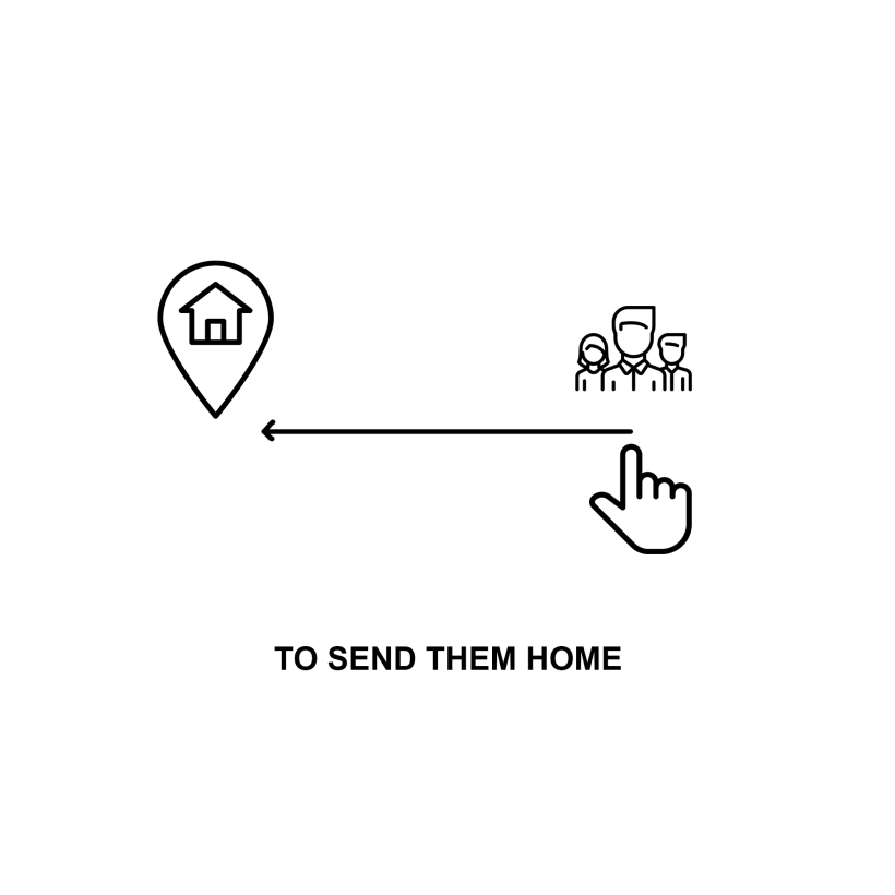 Gamificación de la experiencia, para concienciar a los usuarios sobre la importancia de quedarse en casa.