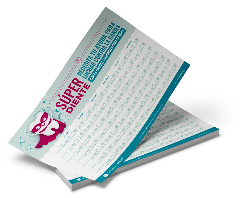 Calendario de cepillado para generar un hábito saludable de higiene bucodental