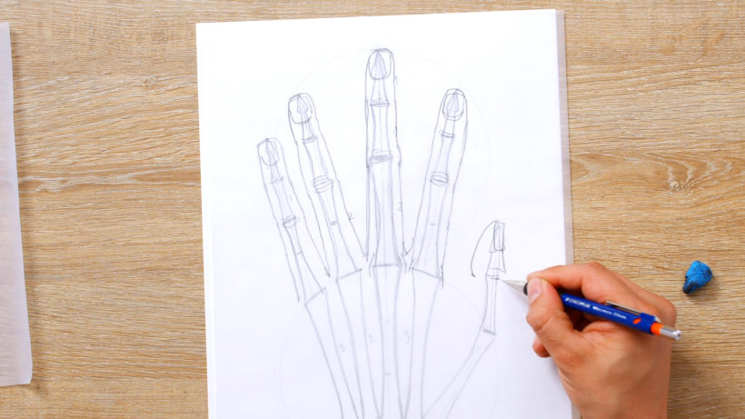 Tutorial Dibujo anatómico: cómo dibujar una mano 9