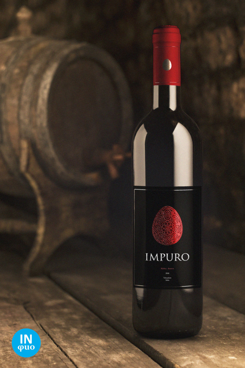 Diseño de etiqueta para vinos "Impuro" 0