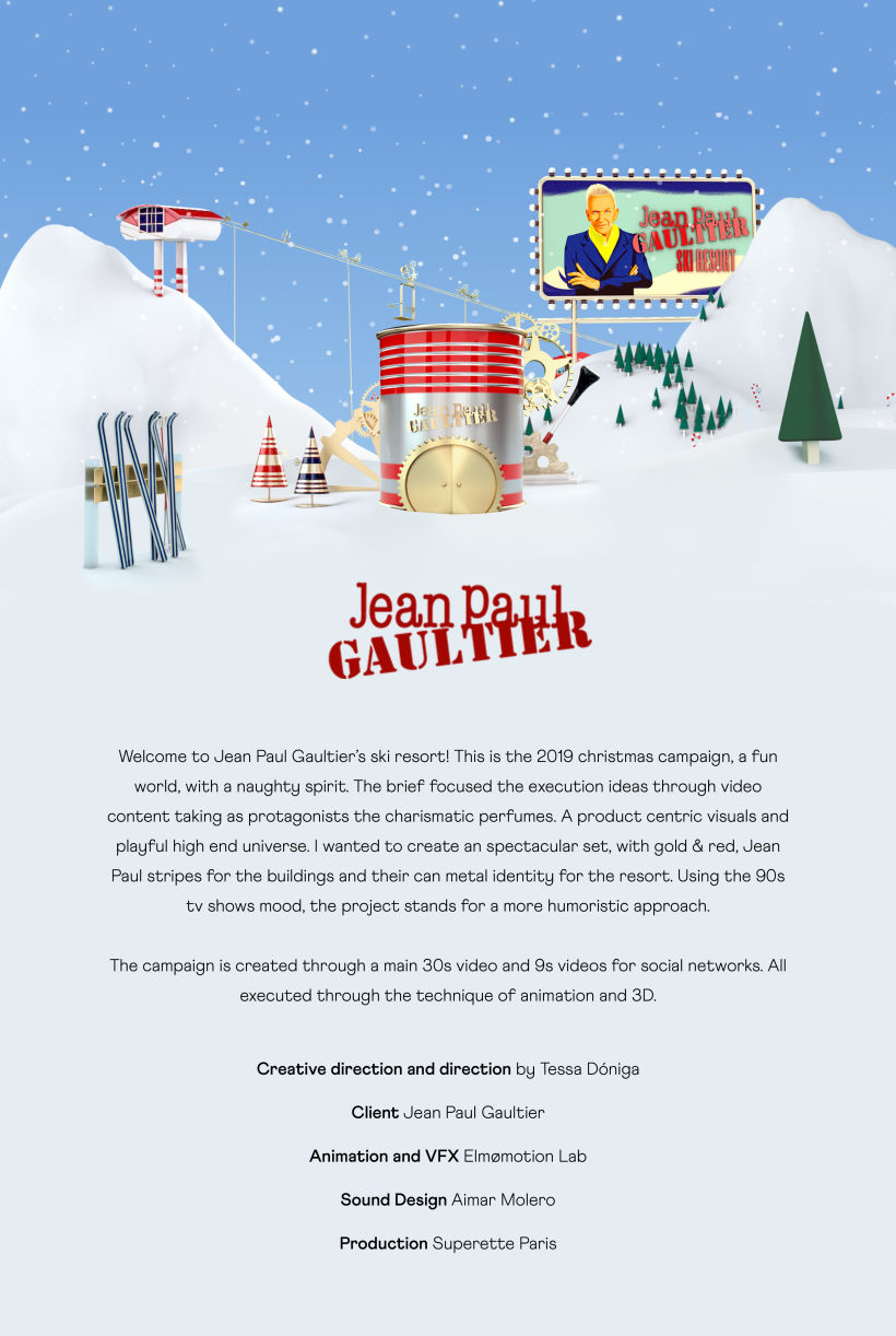 Jean Paul Gaultier Christmas Ski Resort 0
