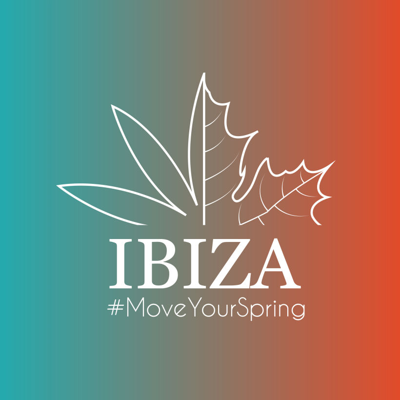Cartel para la campaña #MoveYourSpring en Ibiza a causa del Covid-19 2