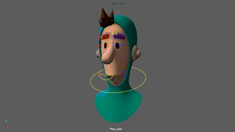 Mi Proyecto del curso: Rigging: articulación facial de un personaje 3D :D 0