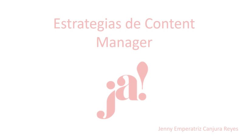 Content Management: JA! 0