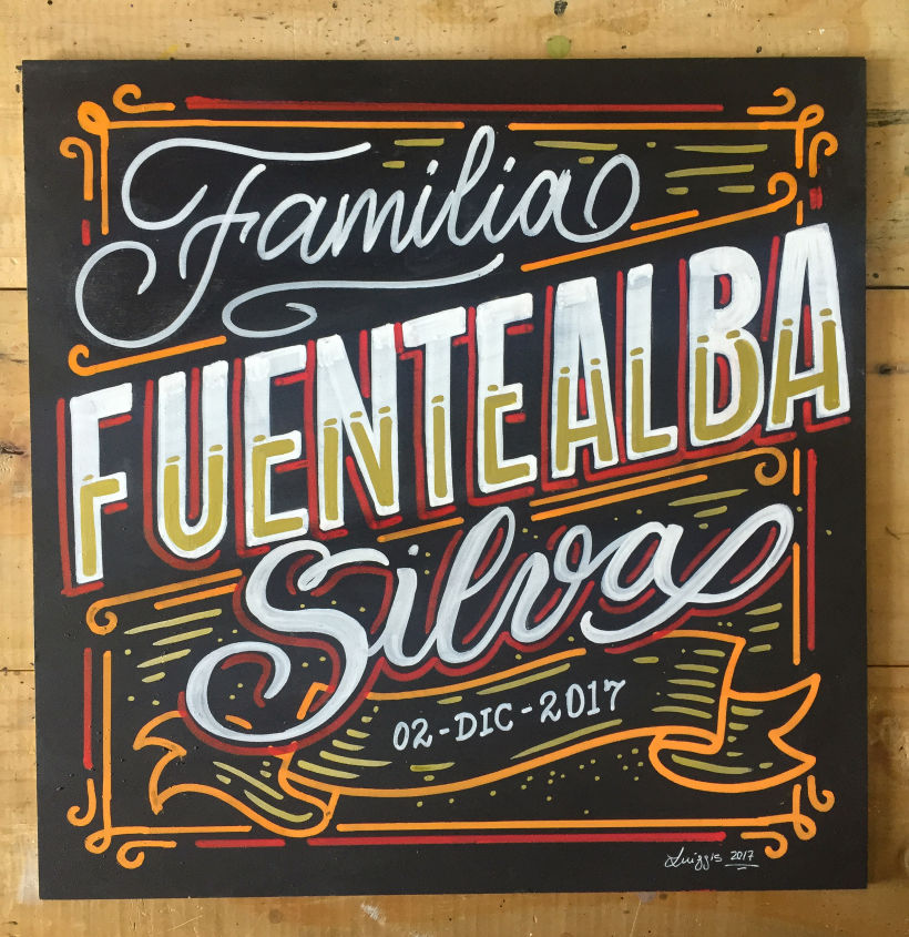 Letrero familiar - Fuentealba Silva 0
