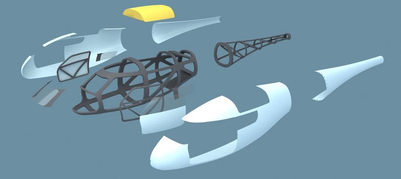 Fuselaje y estructura de avión de pasajeros 4