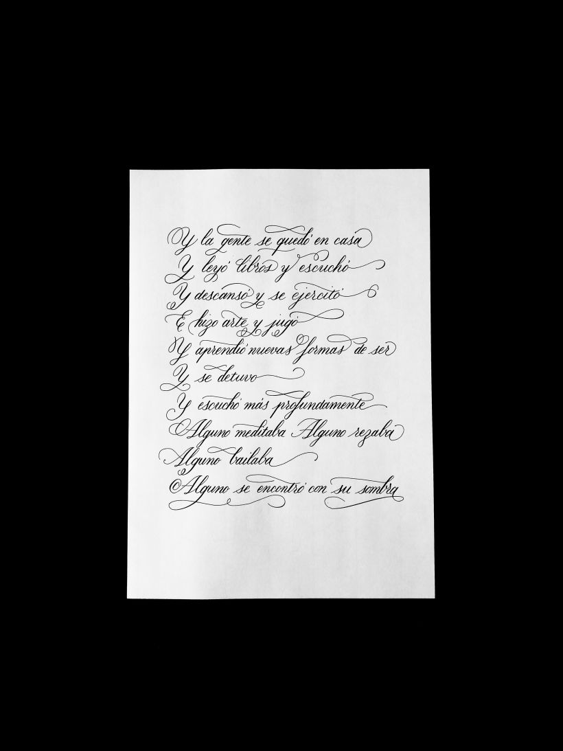 Fragmento de poema de K. O'Meara escrito durante la epidemia de peste en 1800.