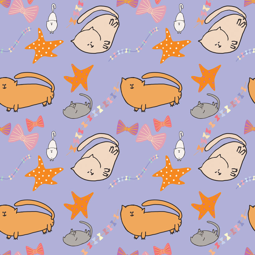 My project in Illustrated Pattern Design course. Thank you, Ana! -1