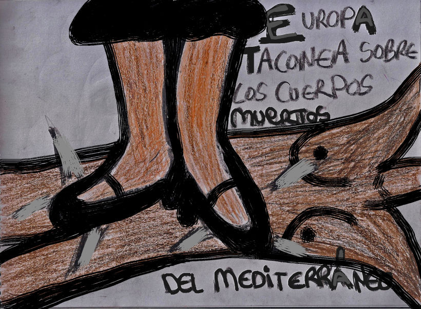 Mediterráneo, Europa taconea sobre los cuerpos perdidos en el mar,3
