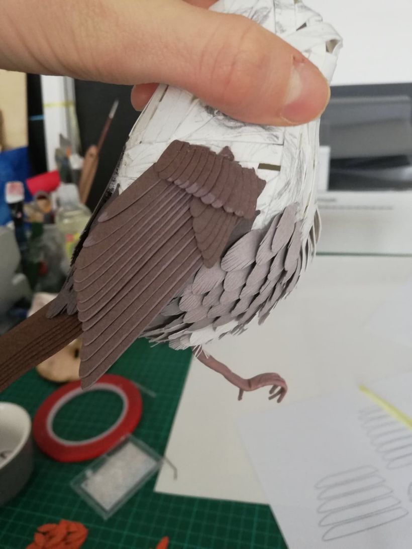 My project in Advanced Papercraft Techniques: Designing with Paper course 3