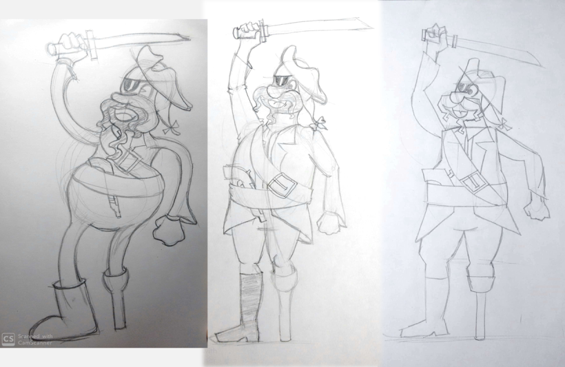 Mi Proyecto del curso: Diseño de personajes retro para animación 0