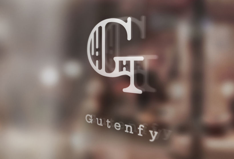 Mi Proyecto del curso: Creación de un logotipo original desde cero para la empresa Gutenfy, una plataforma que pone a disposición del usuario las herramientas necesarias para imprimir tus documentos online. 6