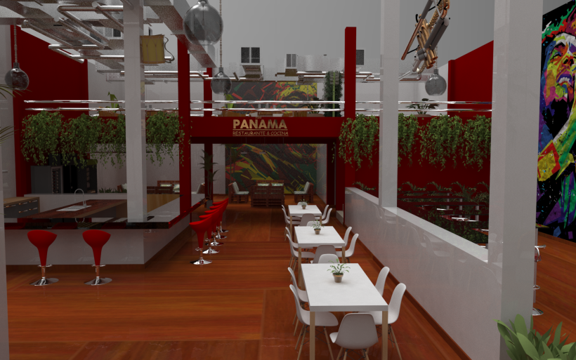  Diseño de interiores para restaurantes Panamá 1
