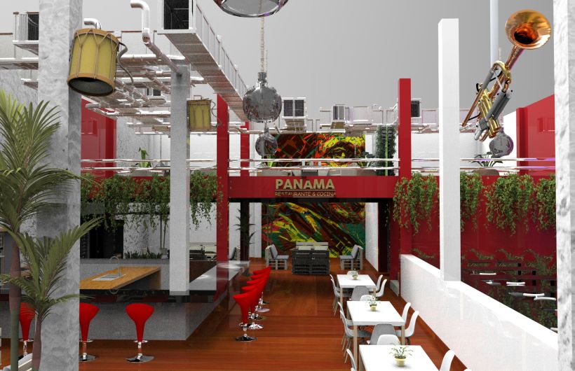  Diseño de interiores para restaurantes Panamá 6