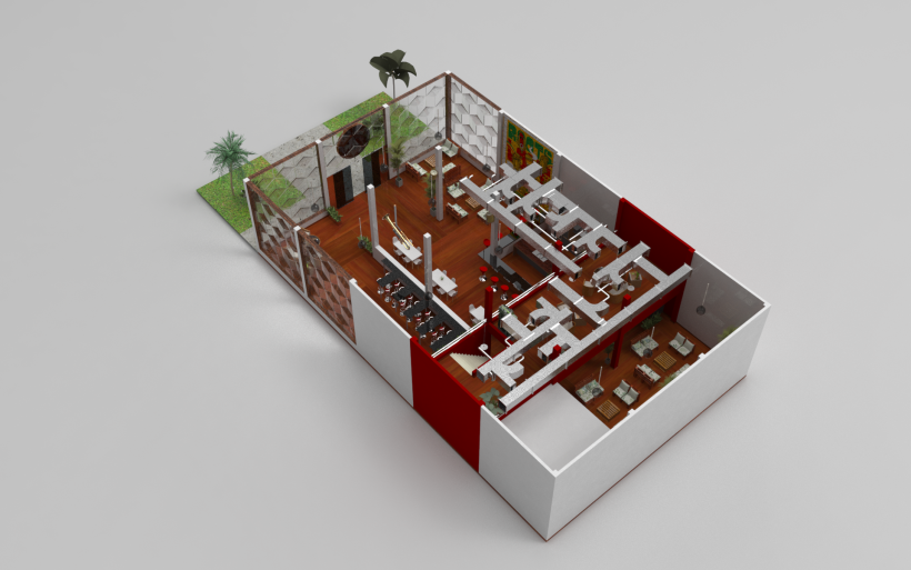  Diseño de interiores para restaurantes Panamá 14