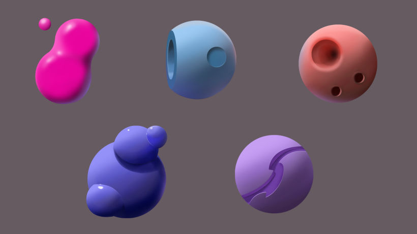 Experimenting with the same ball but trying more Materials.