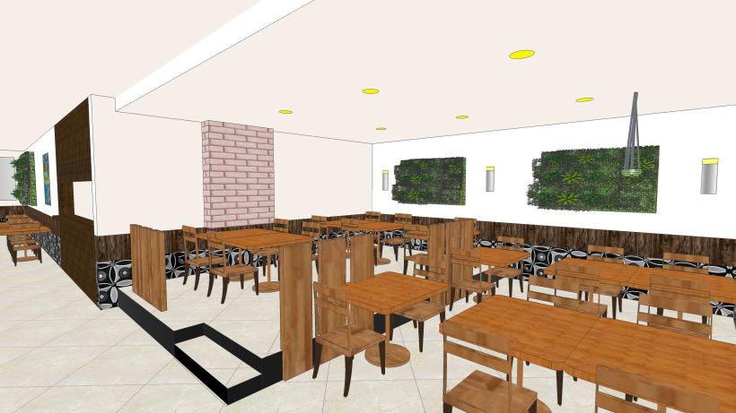 SketchUp - Restaurante em São Vicente - SP 3