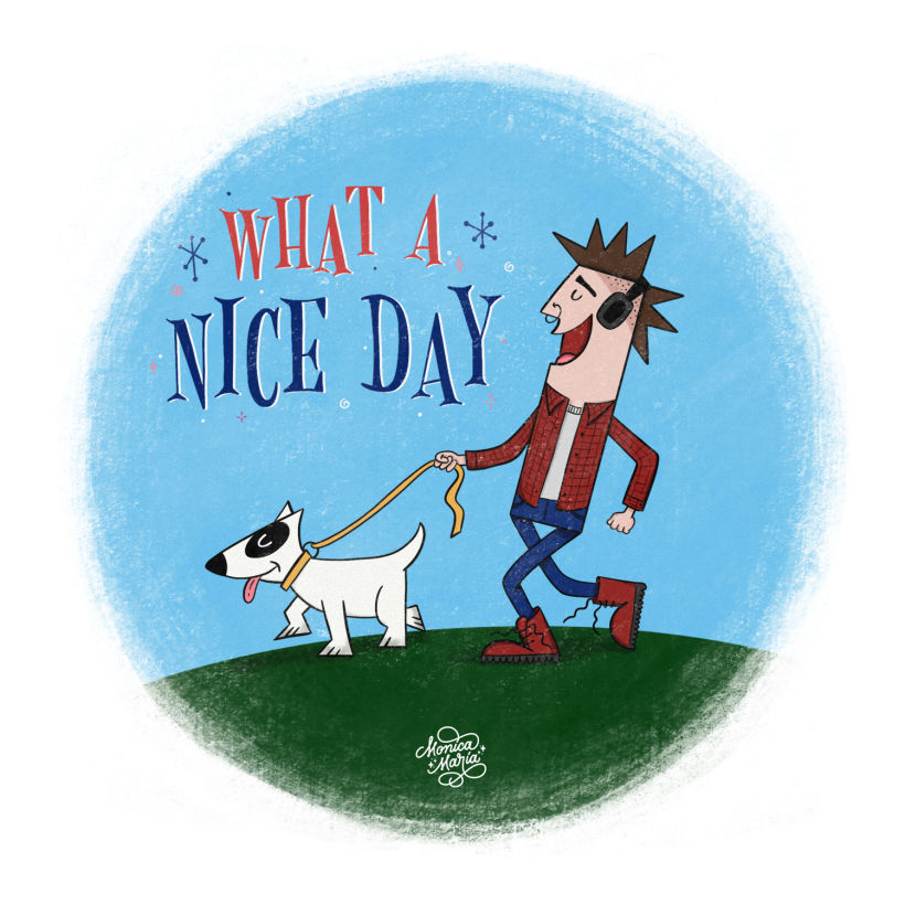 Nice day: Introducción personajes cartoon 0