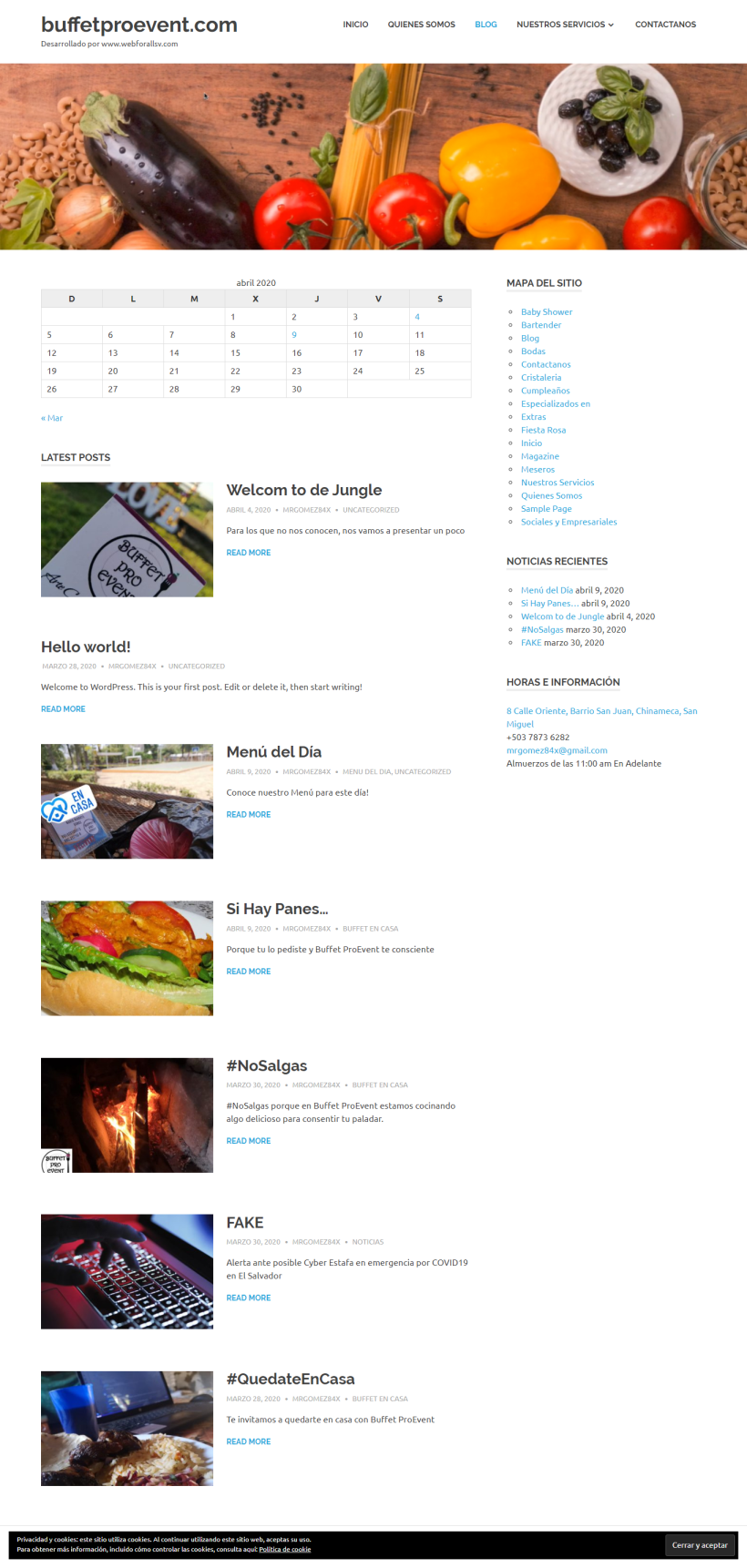 Mi Proyecto del curso: Creación de una web profesional con WordPress 1