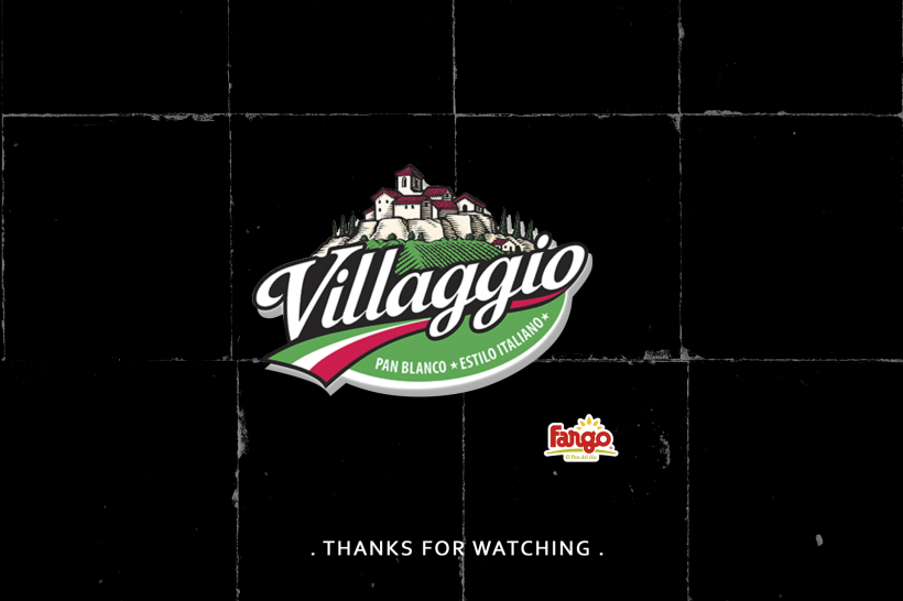 Dirección de arte de la campaña lanzamiento del pan Villaggio para Fargo Argentina -1