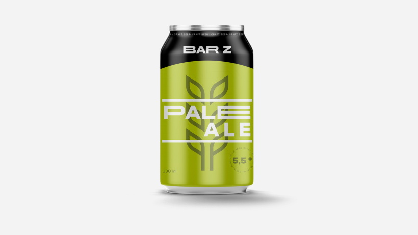 Branding/Packaging Cerveza Bar Z 3