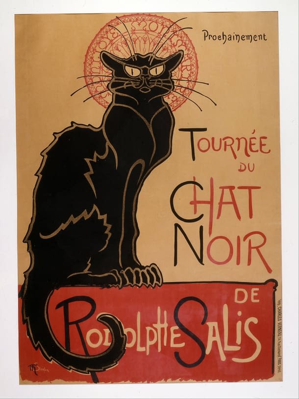 Théophile Steinlen, Tournée du Chat Noir de Rodolphe Salis (1896)