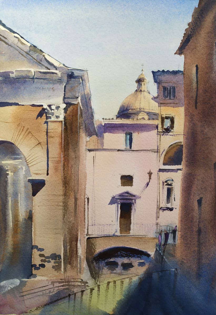 Rome, watercolour 0