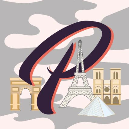 Proyecto Abecedario inspirado en ciudades. Paris. 