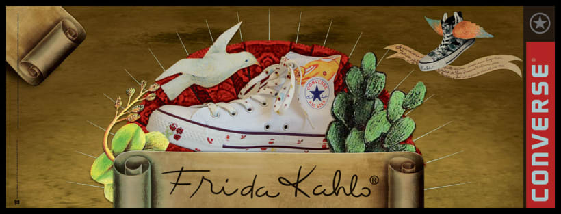 Converse Frida Kahlo | Domestika نكتار عصير