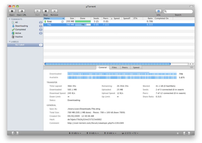 utorrent 1.8.7 mac speed australia