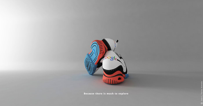 Google Chrome Shoes | Domestika