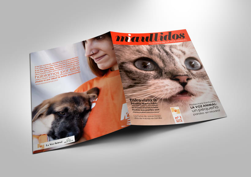 Editorial/Revista de la Asociación La Voz Animal/Fotografía | Domestika