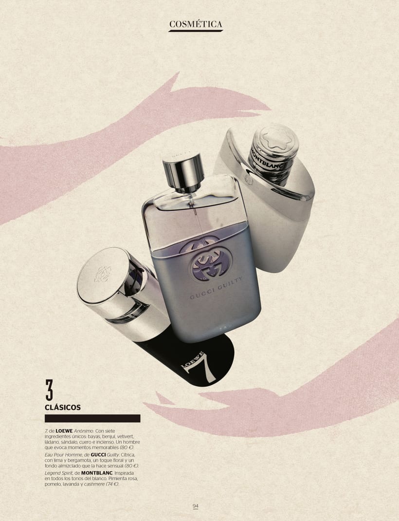REVISTA GENTLEMAN: Shopping perfumes | Domestika