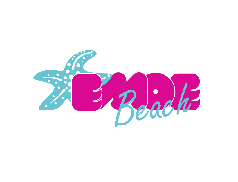 Amanecer Contracción valor Logo para empresa de ropa Emoe Beach | Domestika
