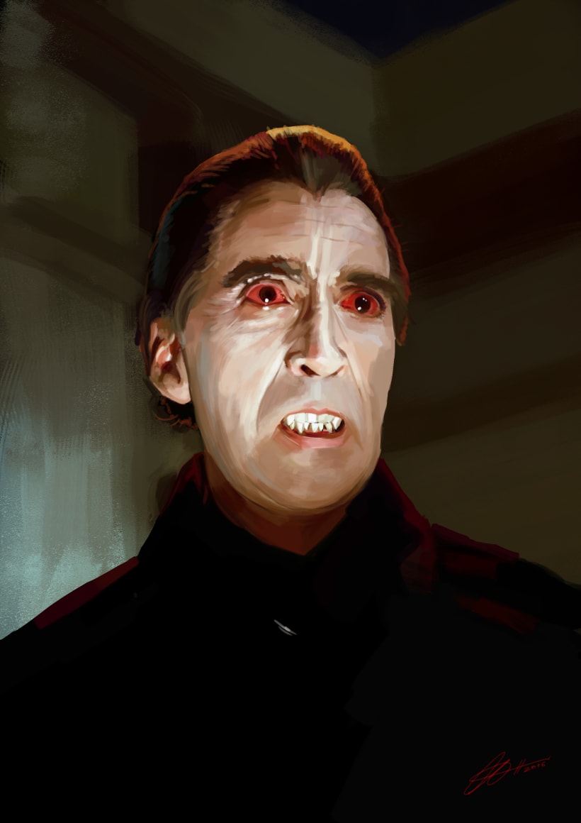 Dracula (Christopher Lee) | Domestika