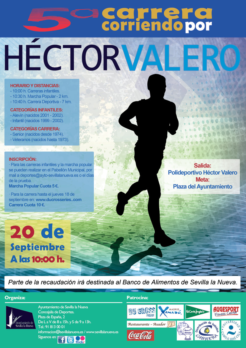 Cartel carrera Hector Valero | Domestika