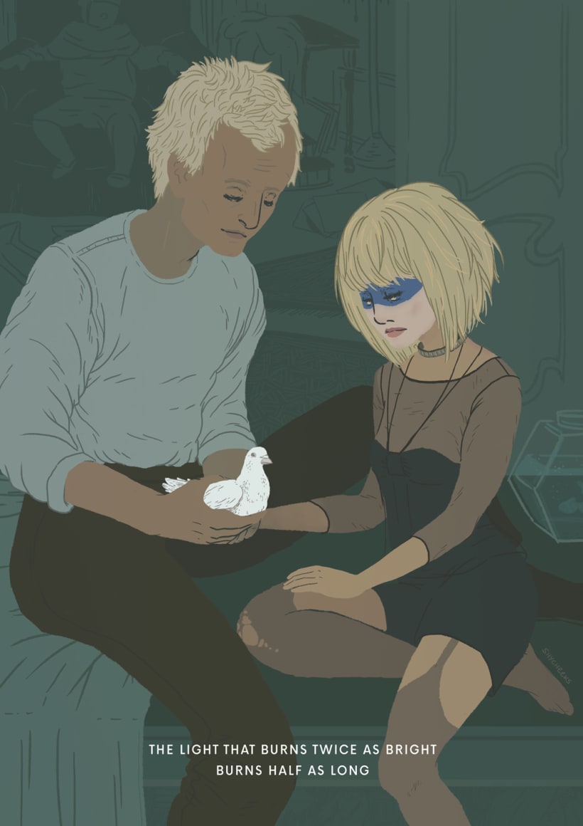 Blade Runner Roy And Pris Domestika
