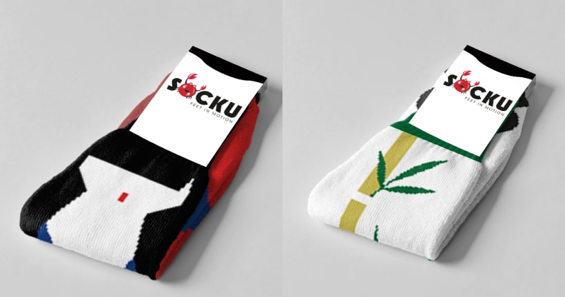 Diseño calcetines Socku | Domestika