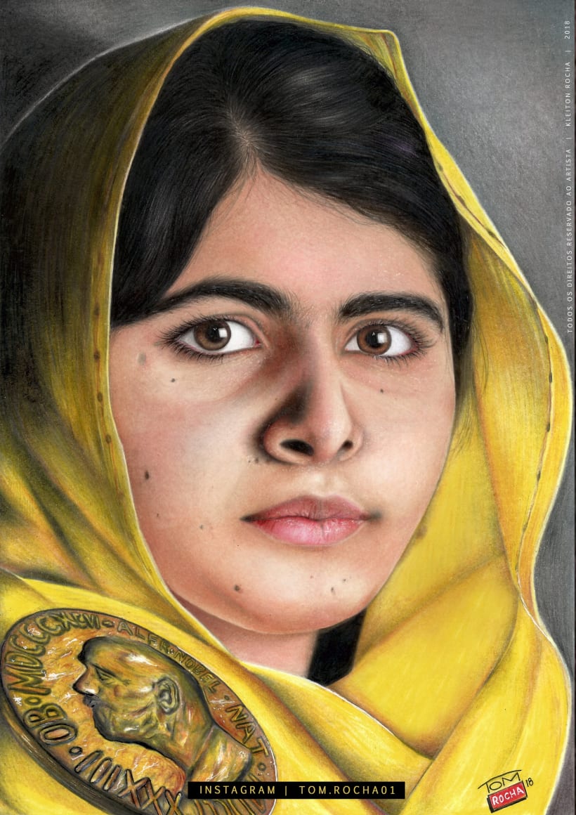 Dibujo Artístico MALALA YOUSAFZAI Domestika