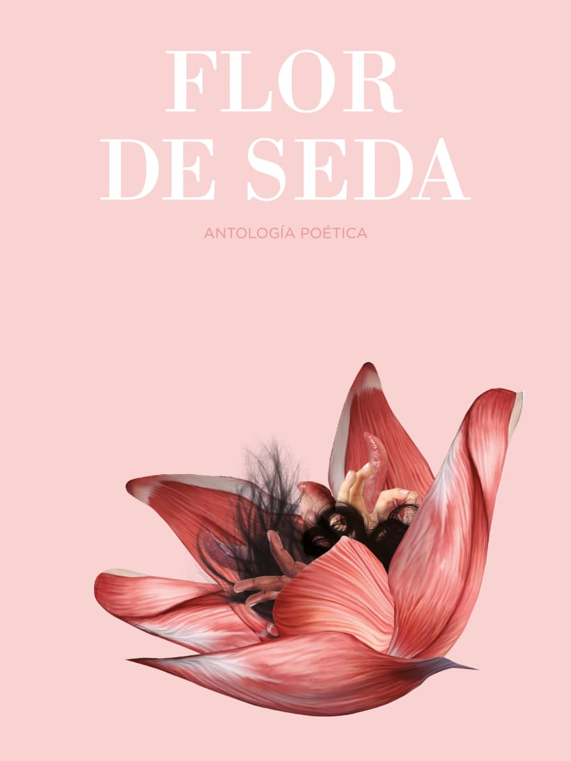 Diseño de portada «Flor de Seda» | Domestika