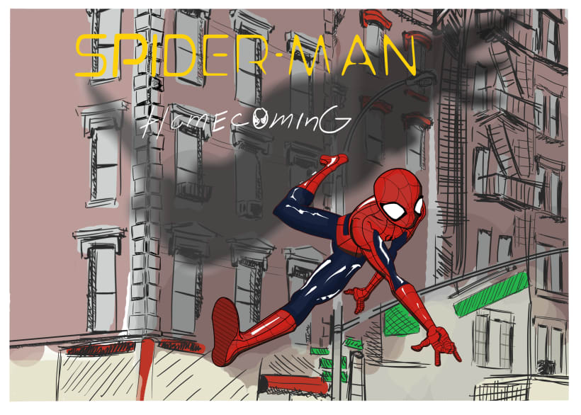 Mi Proyecto del curso: spiderman homecoming | Domestika